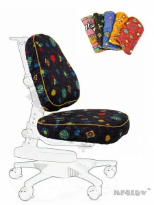 Чехол для кресла Newton/Match черный с жучками COMF-PRO  261273 Черный