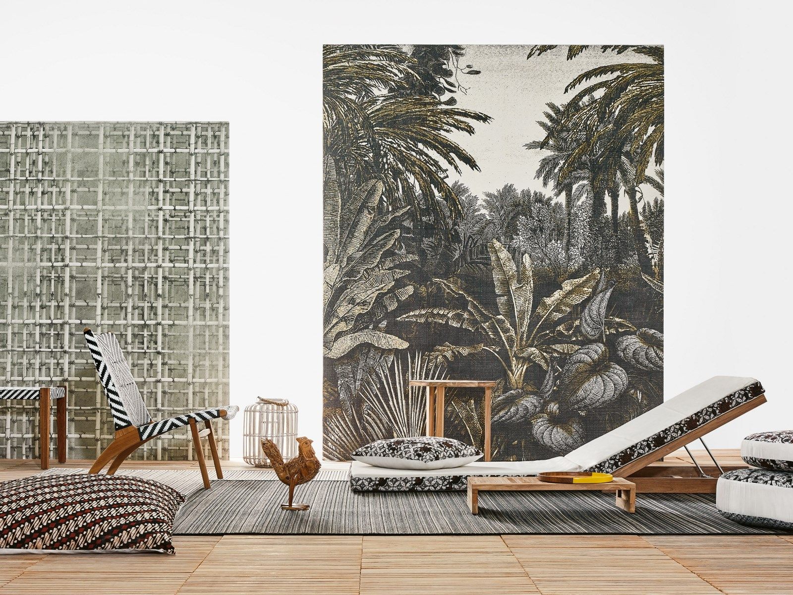 Квадратный садовый столик Il Giardino di Legno Cinéma d'été ARCH-00050852 - Вид №1