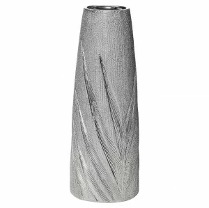 Ваза керамическая серая конус 39,5 см GARDA DECOR - 033939 Белый