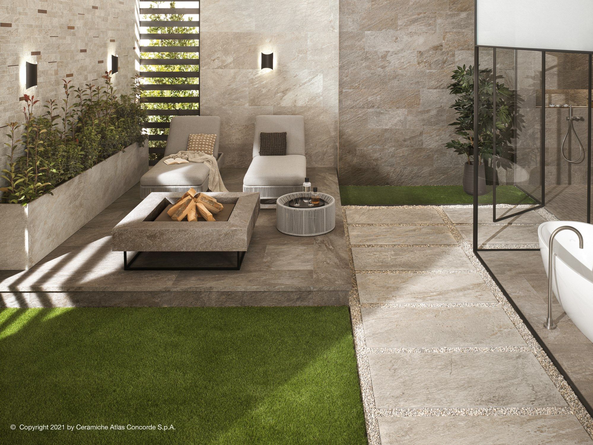 Напольная плитка из керамогранита с эффектом камня Atlas Concorde Norde ARCH-00067815 - Вид №9