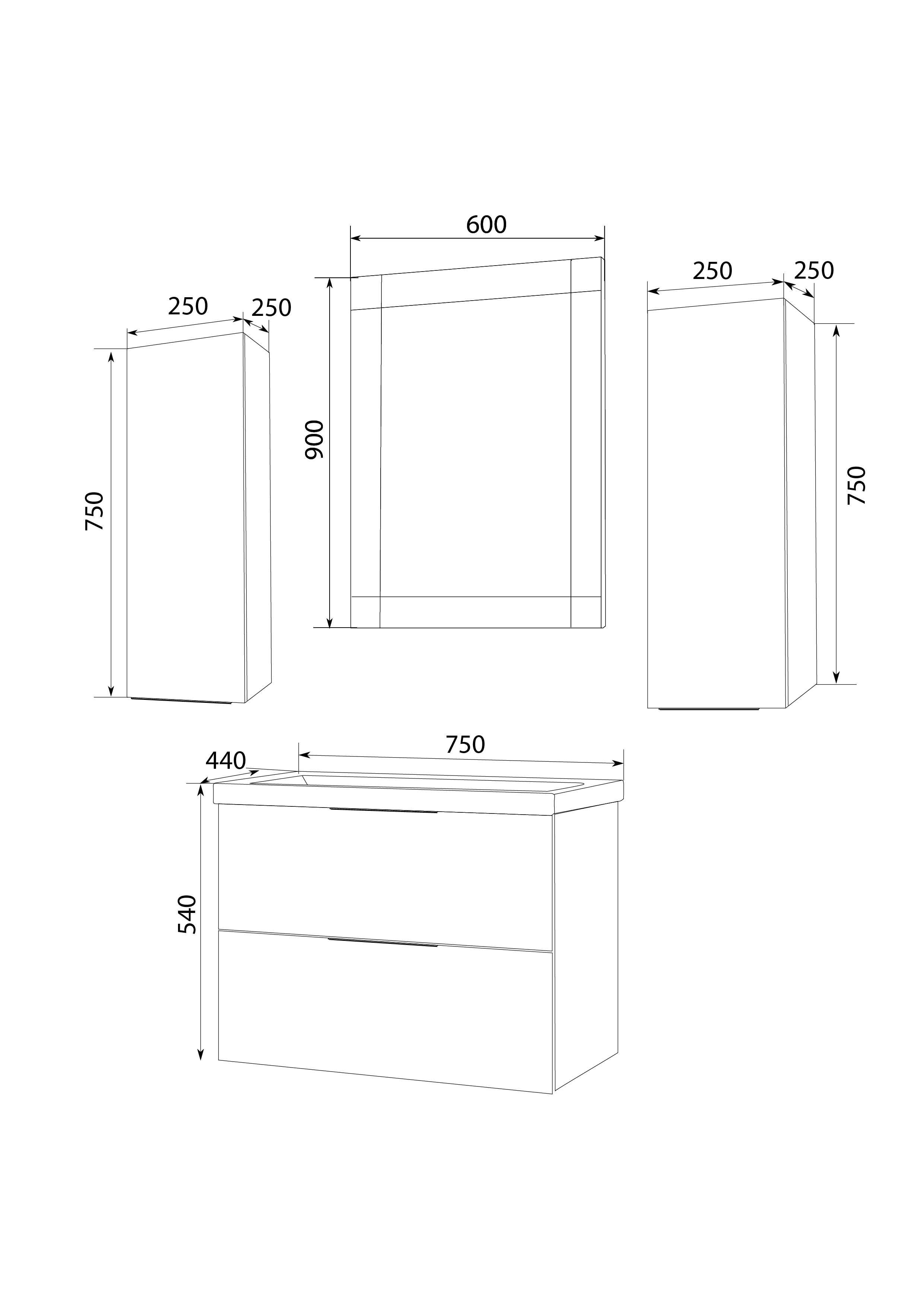 У72775 Тумба с раковиной Liriya 75П 2в.я. Blue marble 1 Marka Liriya  - Вид №1