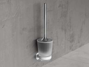 Металлическая настенная туалетная щетка