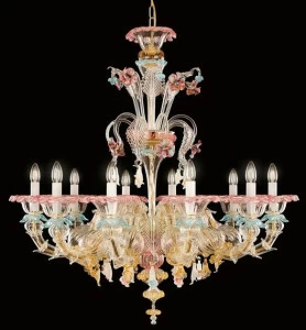 MULTIFORME Люстра ручной работы из муранского стекла Toffee