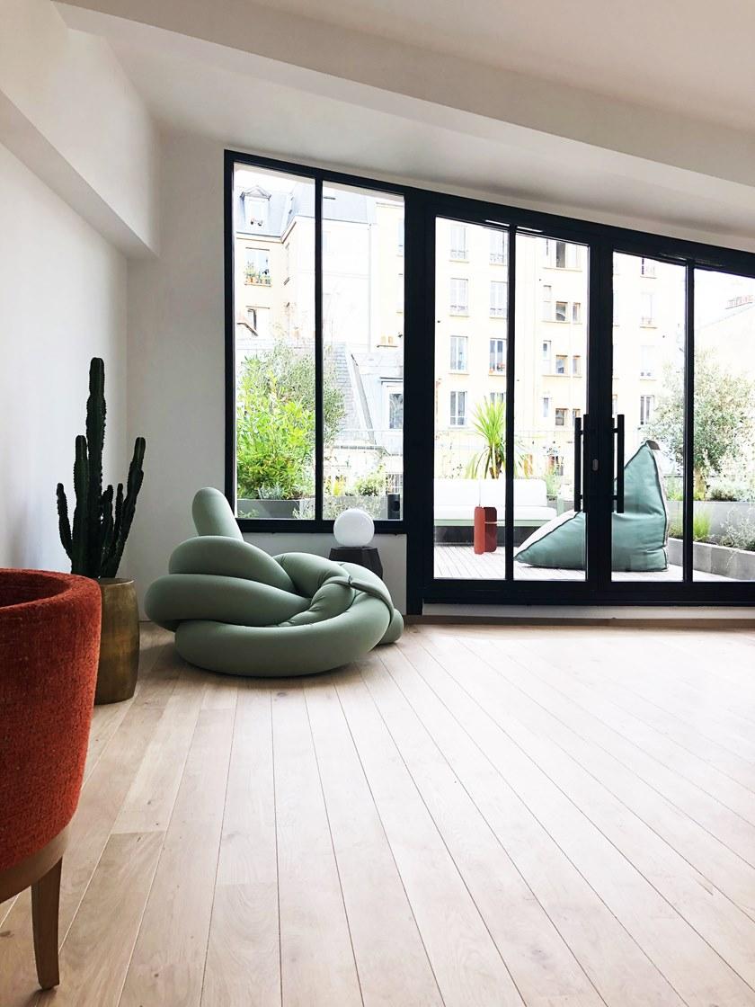 Marine Peyre Editions Пуф из мягкой ткани Noda sun-id-1357338 - Вид №1