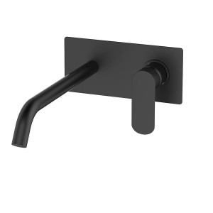 BL45020516 Bienbanyo Смеситель для раковины скрытого монтажа Bien - детали для поверхностного монтажа - круглый - матовый черный