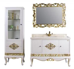 Тумба VERSAILLES арт. BDF-A2039 Перламутр с золотом