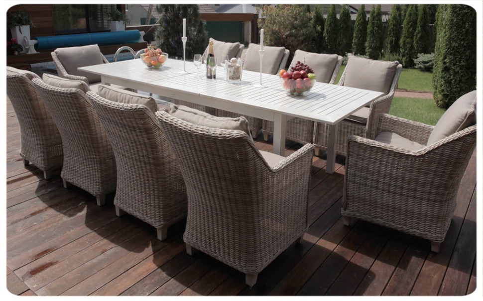 Кресло серое плетеное "Тоскана" BESTA FIESTA ТОСКАНА 044720 Серый - Вид №6