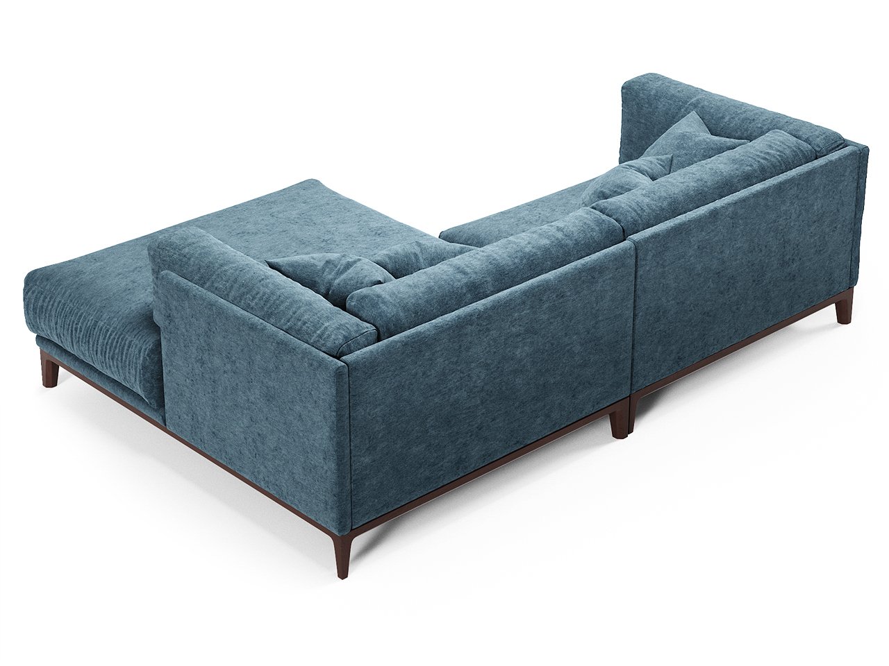 Диван Case угловой синий THE IDEA ДИЗАЙНЕРСКИЕ 210553 Синий  - Вид №3