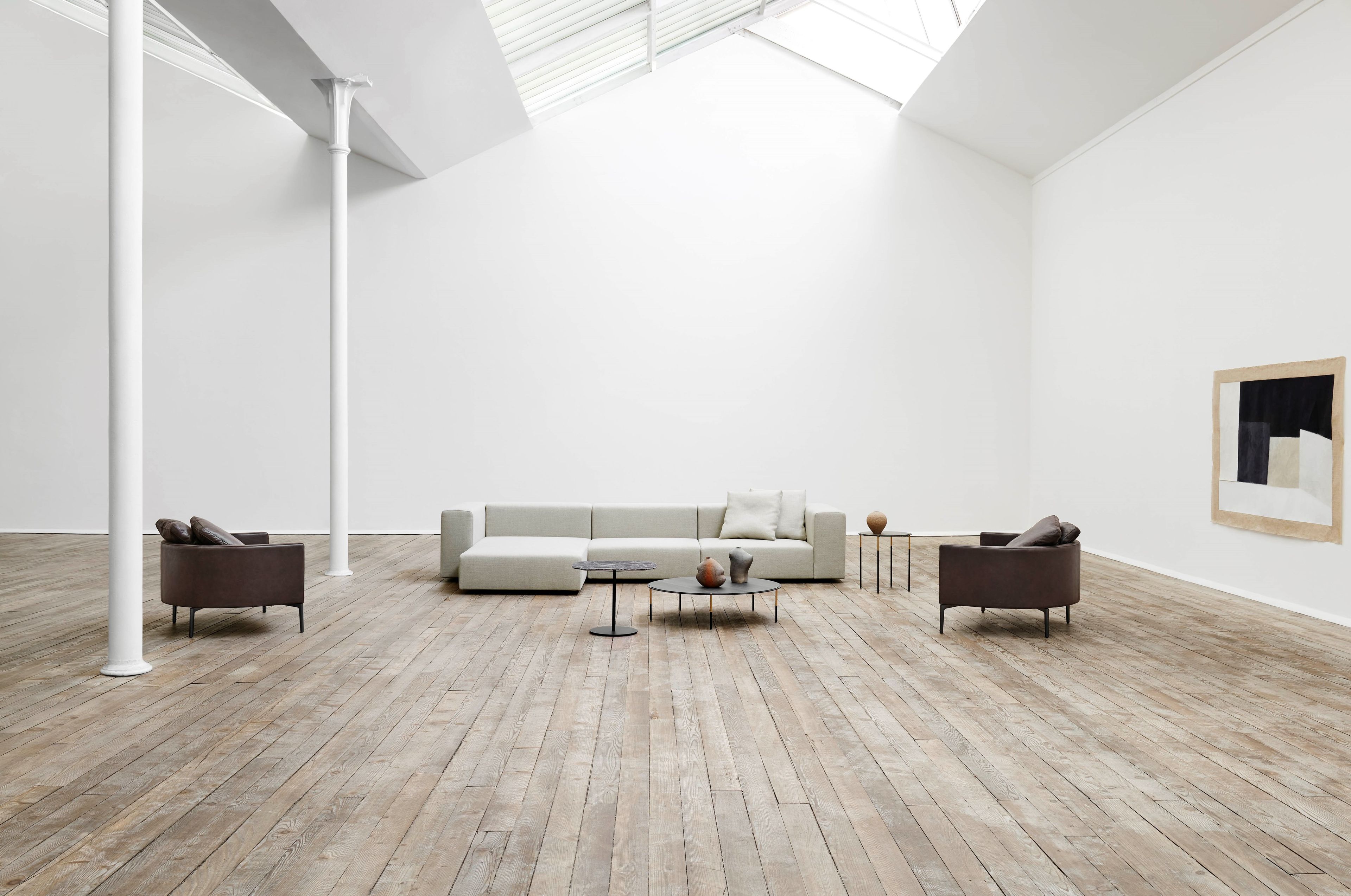 Кожаное кресло с подлокотниками Living Divani клан ARCH-00141459 - Вид №2