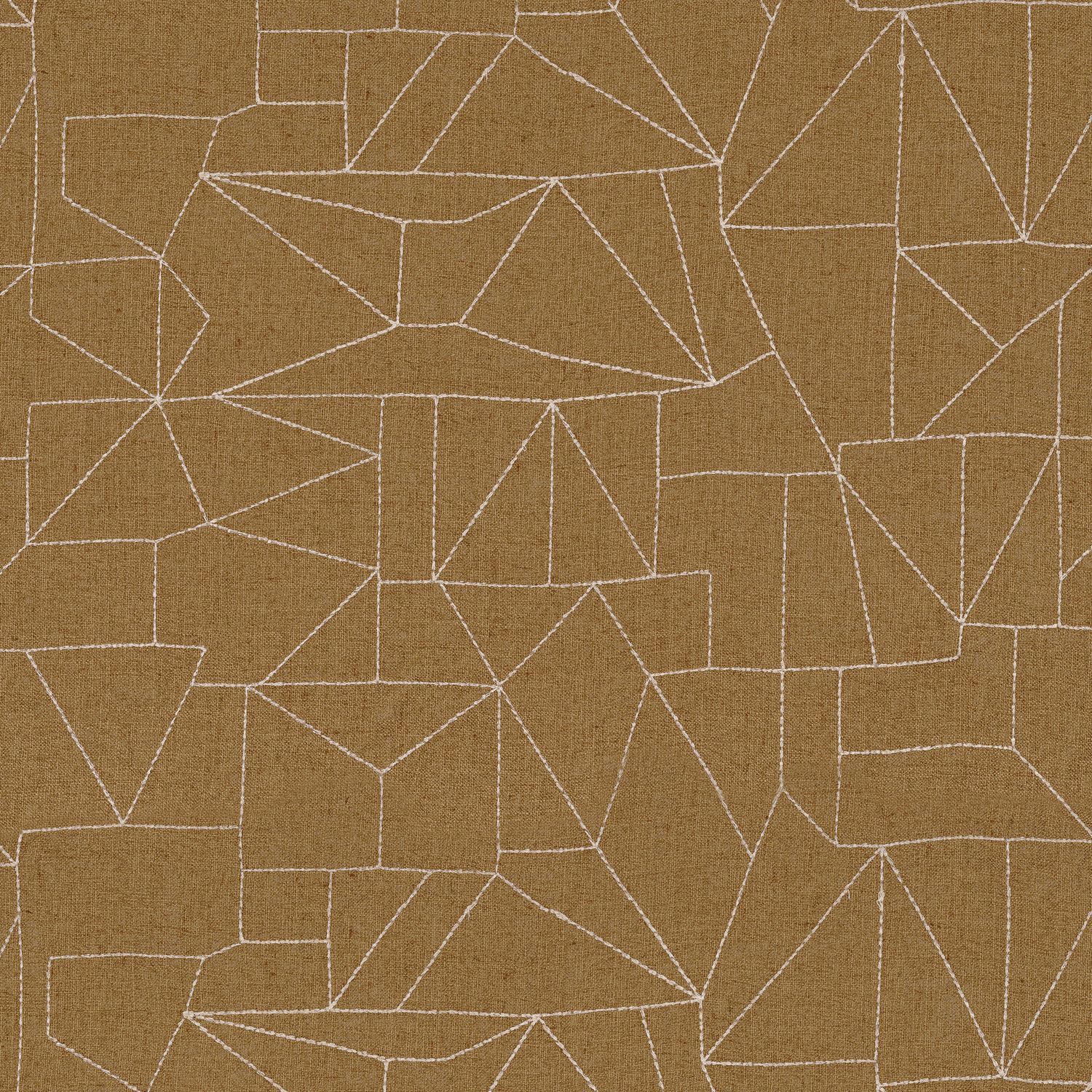 Льняная ткань с графическим рисунком Casamance сувениры ARCH-00010572 - Вид №3