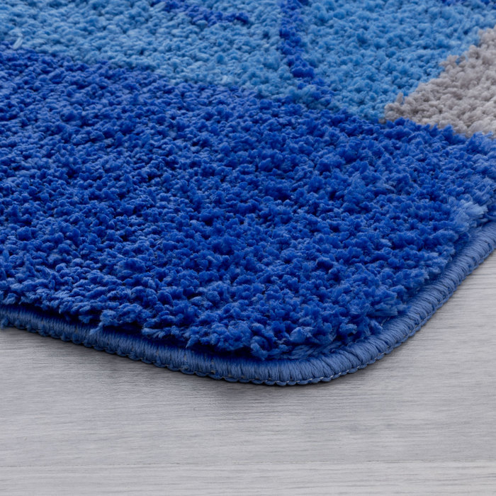 350PA68M13 Набор ковриков для ванной комнаты 50*80 + 50*50 см полиэстер-акрил Fine Lace Milardo Promo  - Вид №2