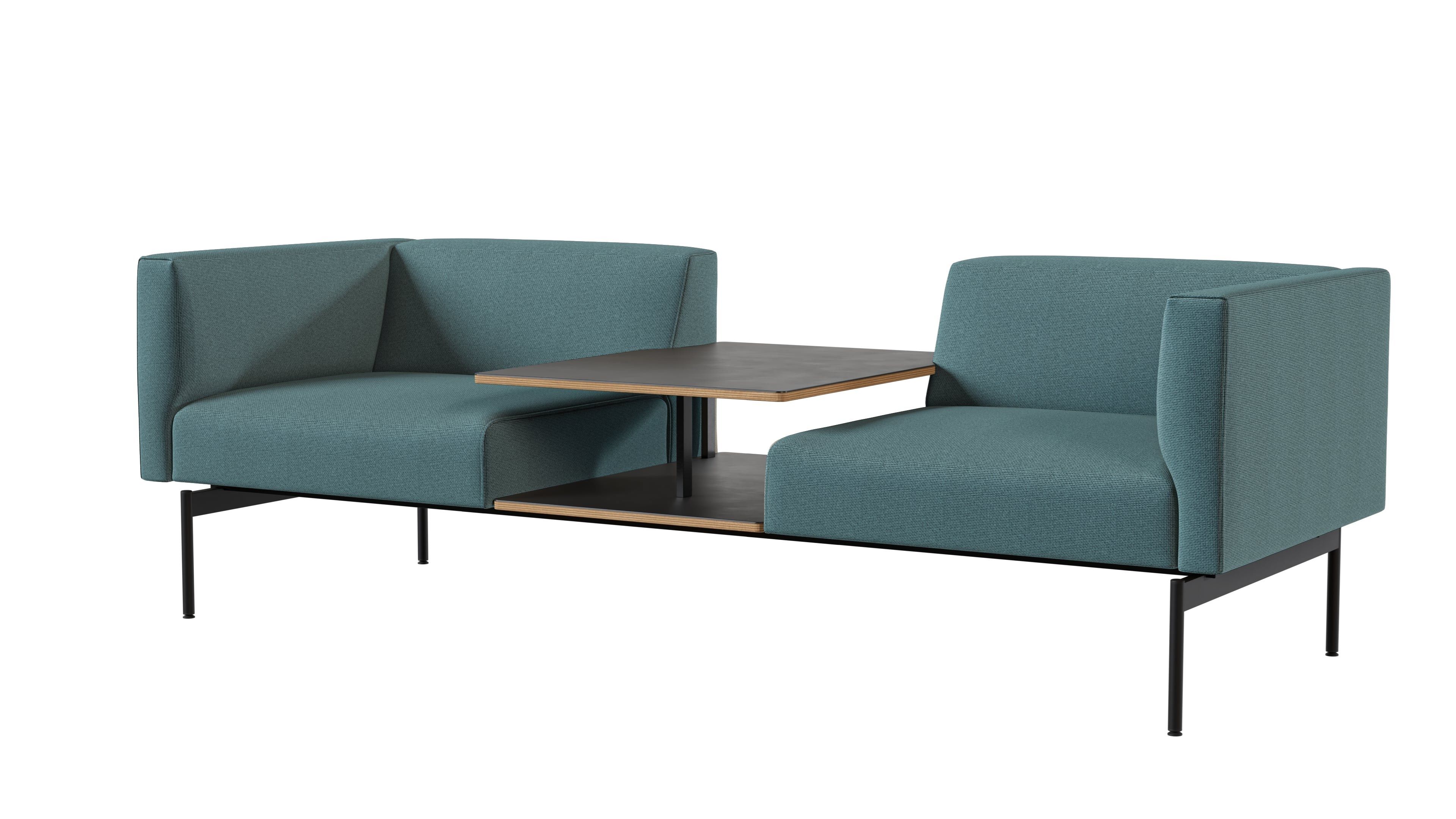 Секционный диван из ткани с огнестойкой обивкой Intuit by Softrend Sans ARCH-00004811 - Вид №5