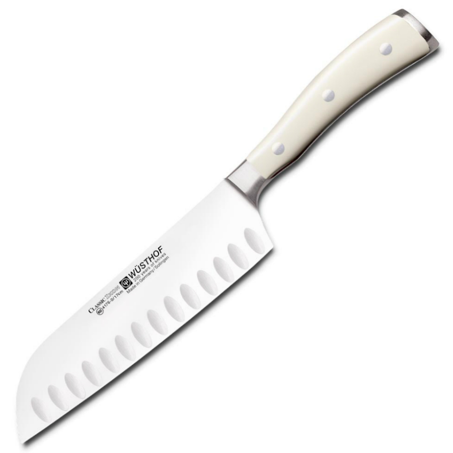 Набор кухонных ножей Ikon Cream White на деревянной подставке. 9 шт WUESTHOF W9874 - Вид №4
