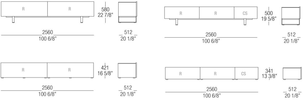 MisuraEmme Комод из дуба с раздвижными дверцами Atelier sun-id-1435267 - Вид №5