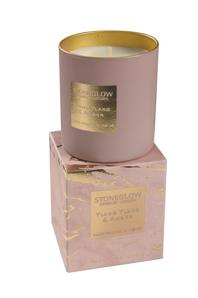 GWST0010 Stoneglow - Свеча-стакан Luna Ylang Ylang & Amber ijlbrown 