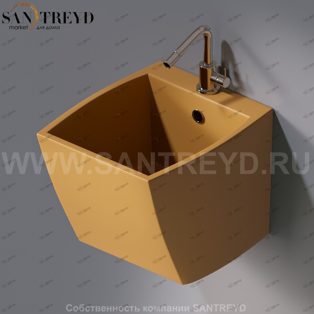 L253.133 Подвесная раковина настенная овальная A. e T. Italia SQUARE AeT ITALIA