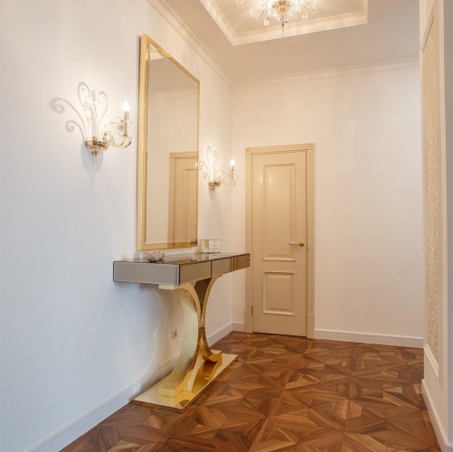 Модульный паркет Da Vinci Yulia Орех Европейский (Грецкий) Натур (Гладкая) 444х444 мм 2600600711 - Вид №3