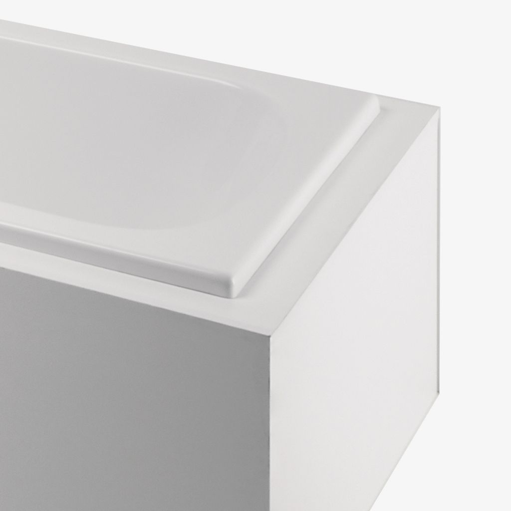 CLAT6L Классическая прямоугольная ванна размером 71 x 33 x 20 дюймов с левосторонним воздуховодом и сливом на конце Waterworks Classic - Вид №1