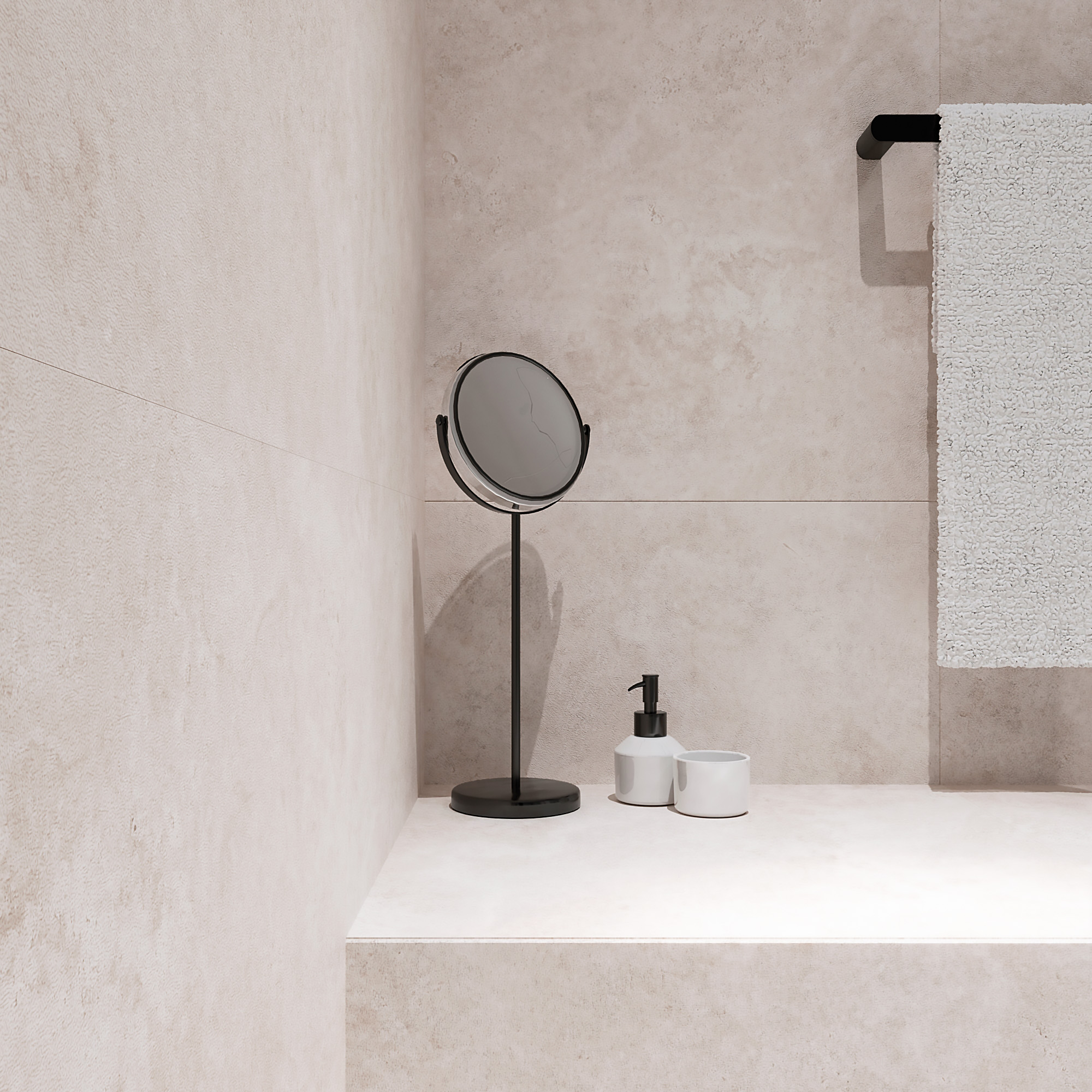 Бесконечная элегантность: керамогранит ARAWAK WHITE RT7004-B Arcadia Ceramica