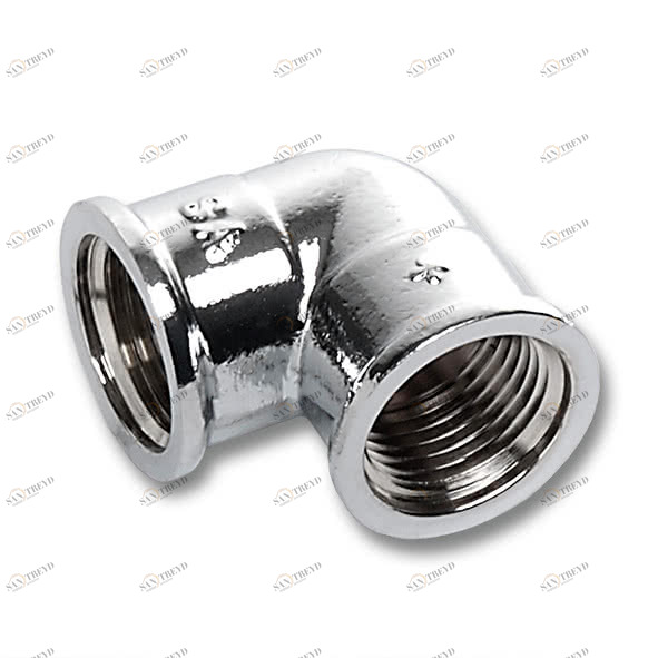 261238C SANHA 612 угол 90° ВР, хромированная латунь 3/8 мм 