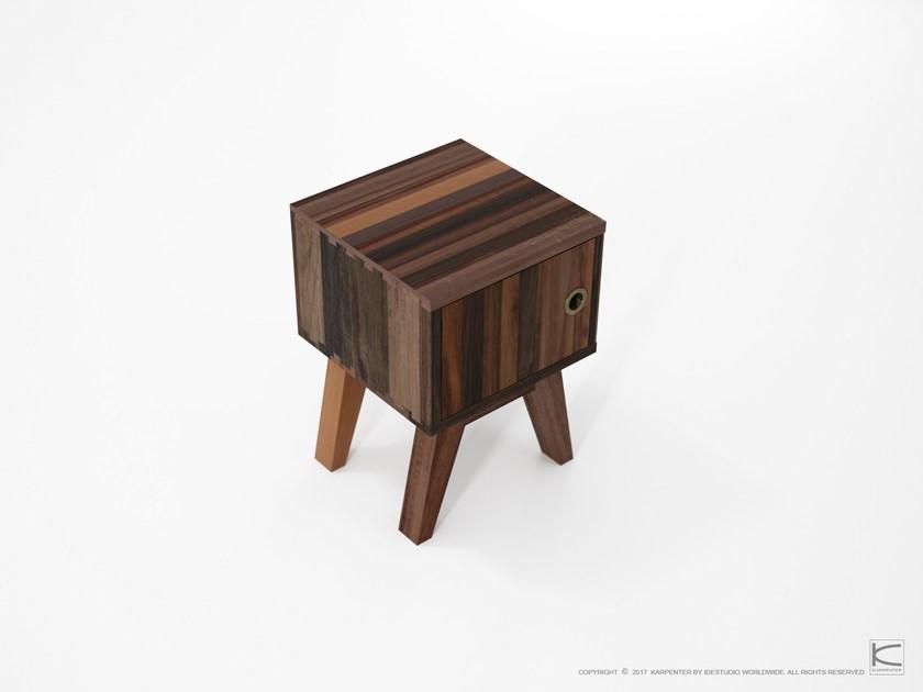 KARPENTER Квадратная прикроватная тумба из вторичного дерева Brooklyn Bf29-mh - Вид №2