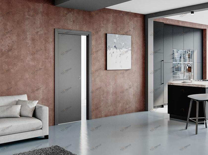 Ermetika Ответная рама для карманной двери с накладками sun-id-1406602