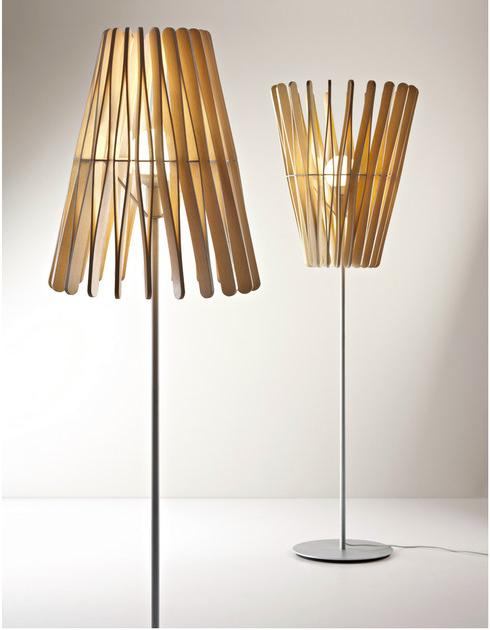 Fabbian Торшер из дерева Stick F23 c02 69 - Вид №2