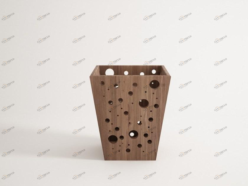 KARPENTER Деревянный мусорный ящик Bubble bath sun-id-1411184