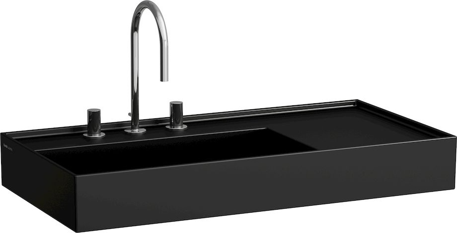 H8103387581111 Раковина, полочка справа, со специальным скрытым сливом LAUFEN PRO - Вид №12