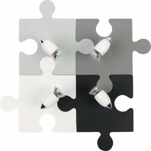 Спот детский "Пазл" серый NOWODVORSKI PUZZLE 326596 Серый