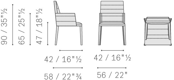 Poltrona Frau Кожаное кресло с подлокотниками La collezione - tavoli e sedie sun-id-1422447 - Вид №2