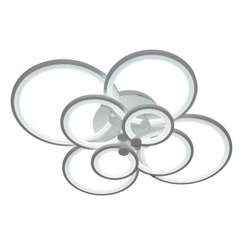 Дизайнерская потолочная светодиодная люстра с пультом ДУ Crystal Lux CLT 334C900PL CRYSTAL LUX ДИЗАЙНЕРСКИЕ 109203 Белый  - Вид №1