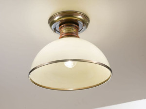 Стеклянный светодиодный потолочный светильник