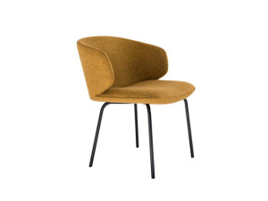 Мягкий тканевый стул с подлокотниками