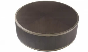 Gianfranco Ferré Home Низкий круглый деревянный журнальный столик Connor