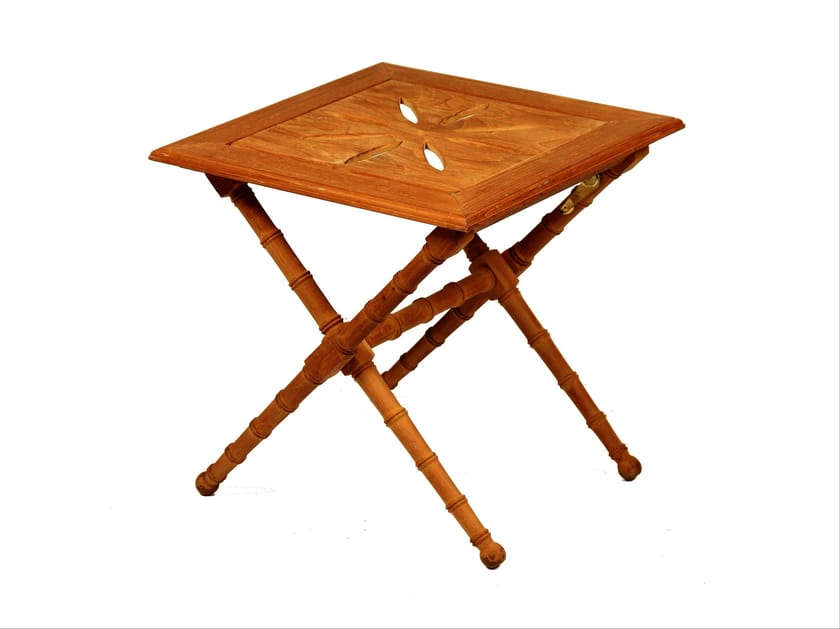 Квадратный стол из тикового дерева ASTELLO Клематит ARCH-00069156