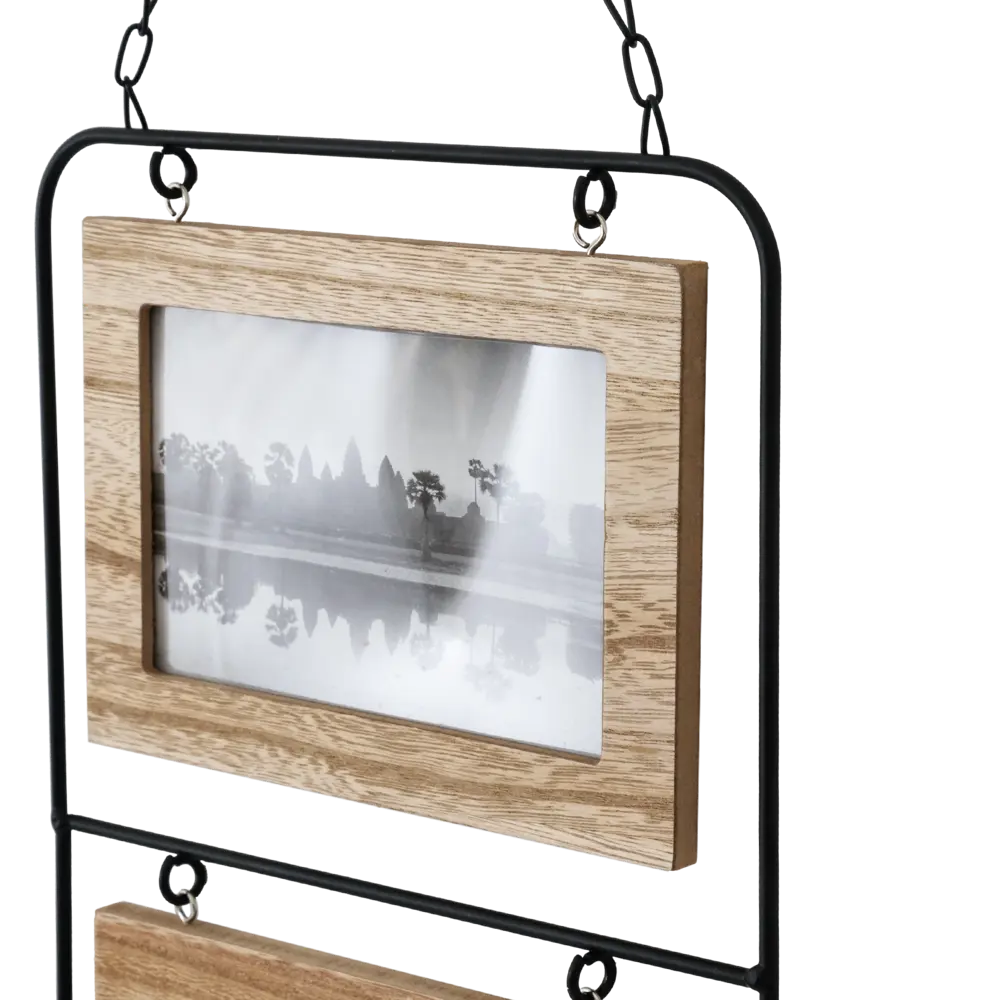 Рамка Smile, 22x52 см, металл, цвет черный/коричневый 84463002 STLM-2191773 Atmosphera  - Вид №1