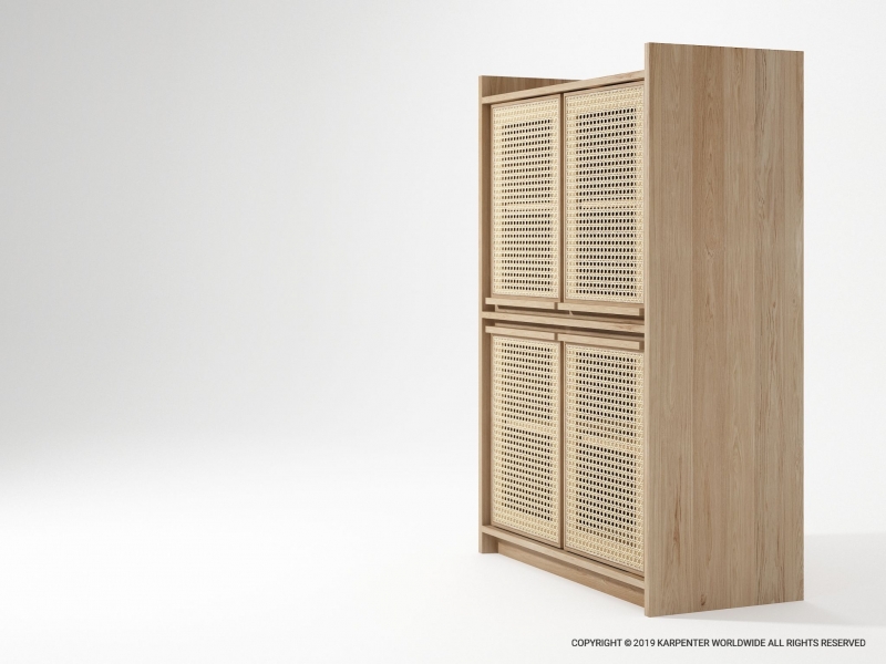571_1161 Шкаф с 4 дверцами Karpenter ROOTS - Вид №2