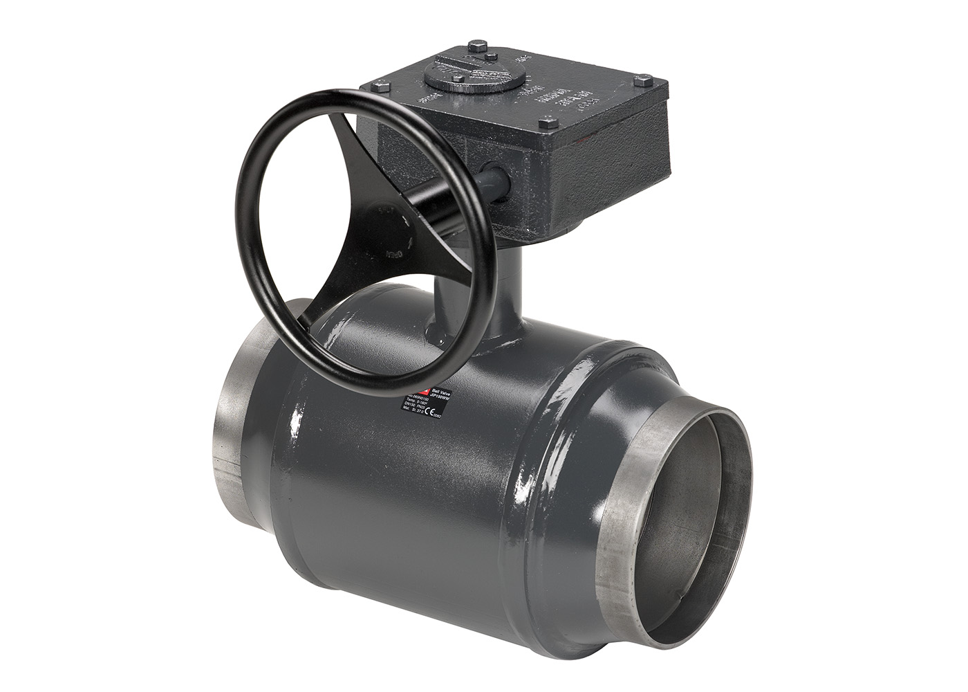 Danfoss JiP Premium WW под приварку с редукторным приводом JIP Premium WW Кран шар Ду150 Ру25 ред 065N0151G 