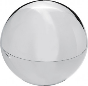 1044857 Christofle Шкатулка шар 8см "Радиус" (посеребр.) Посеребрение