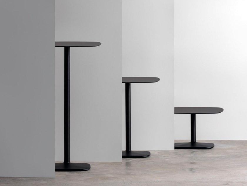 ENEA Высокий стол со стальным основанием и столешницей из hpl Iron sun-id-1396878 - Вид №3