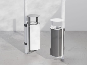 Корзина для мусора из оцинкованной стали