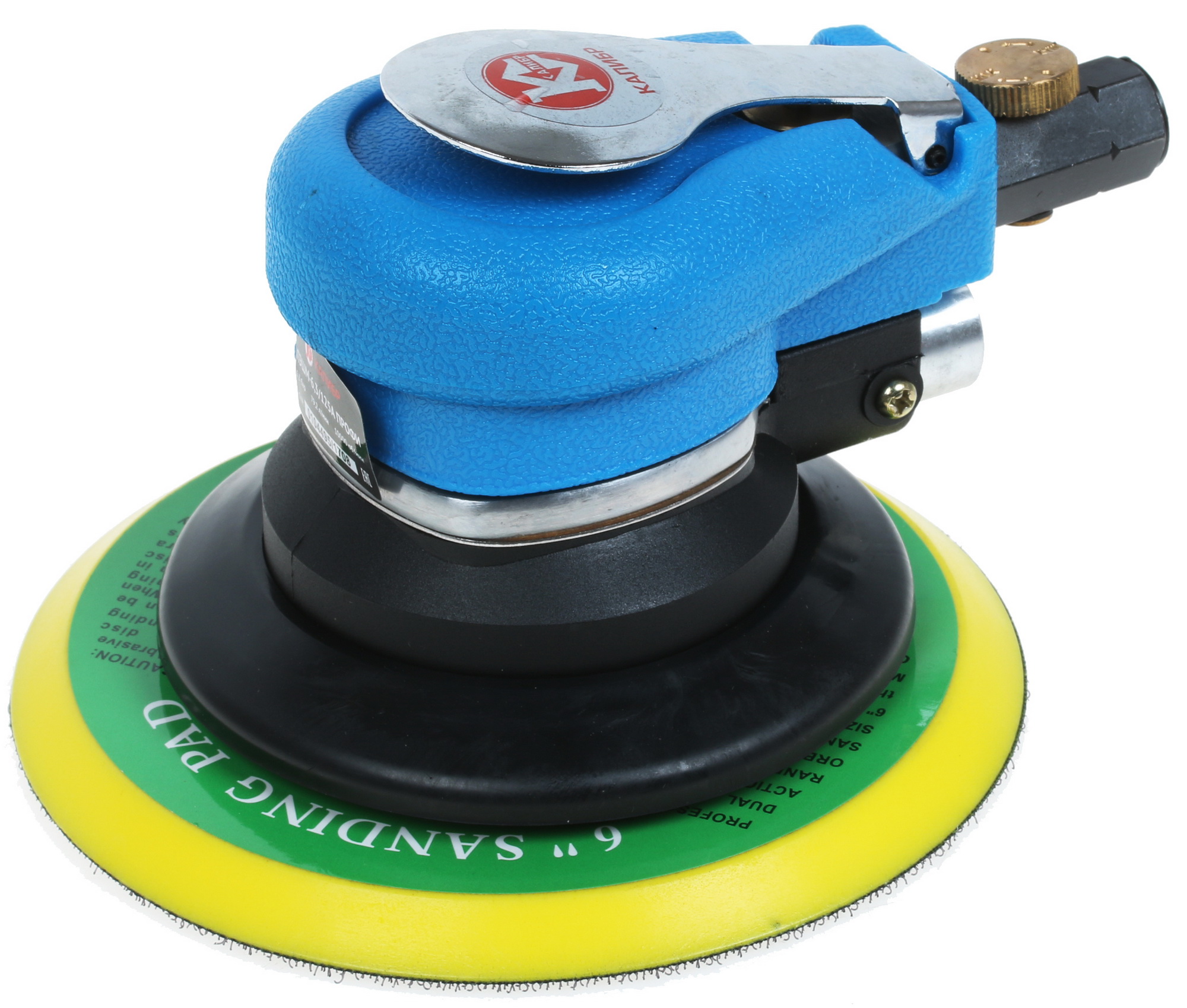 Пневматическая эксцентриковая шлифовальная машина Калибр ПЭШМ-6.3/125А ПРОФИ 1241876 STDN-0124863