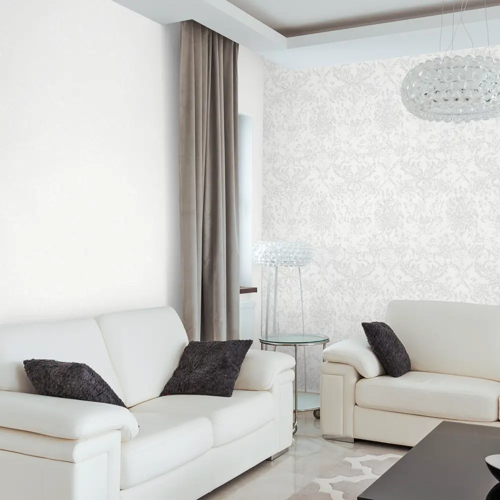 Обои флизелиновые Ateliero Azzurro серые 1.06 м AT281301 STLM-2034157 - Вид №3