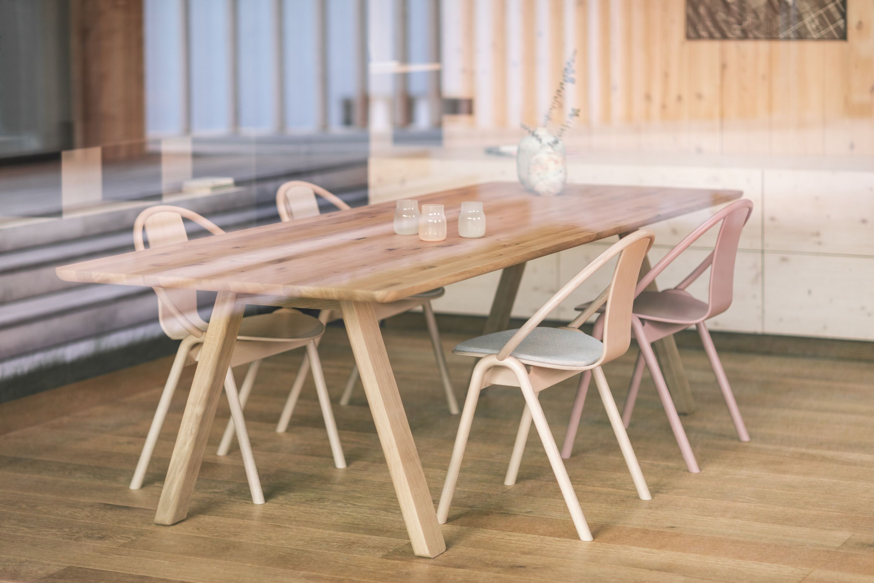 Деревянный штабелируемый стул с подлокотниками TON AGAIN ARCH-00050052 - Вид №8