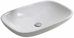 Cle4266001 Накладная раковина на столешницу  овальная Olympia Ceramica CLEAR
