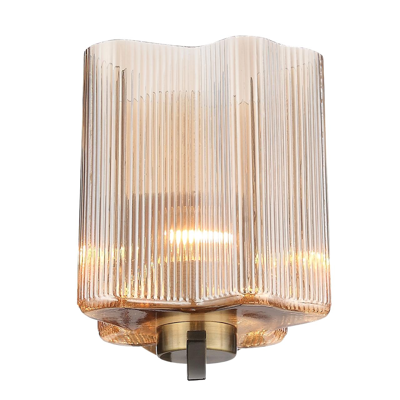 Бра настенное янтарное ST Luce Onde SL117.301.01 ST LUCE ФЛОРИСТИКА 00-3929827 Оранжевый  - Вид №3