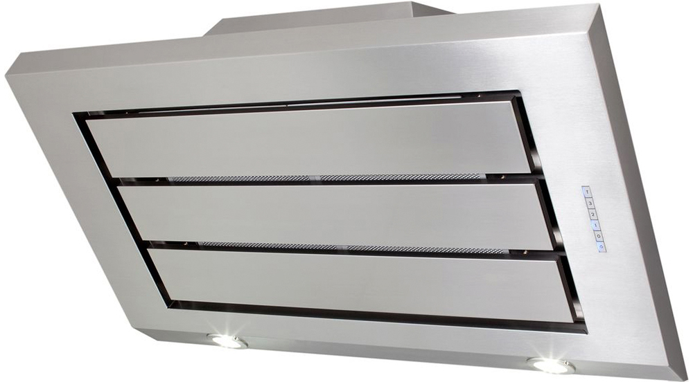 KHC 9959 X Вытяжки / наклонная, 90см, электронное управление, 4 режима, 950 м3/ч., таймер, нержавеющая сталь Korting Santreyd 