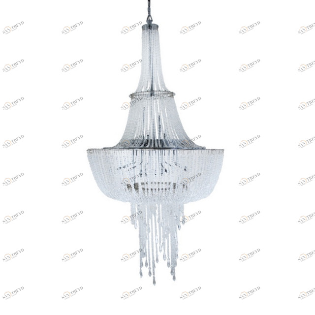 Люстра Monaco серебро 5214 RVASTLEY ДИЗАЙНЕРСКИЕ, PUSHA 061534 Серебро 