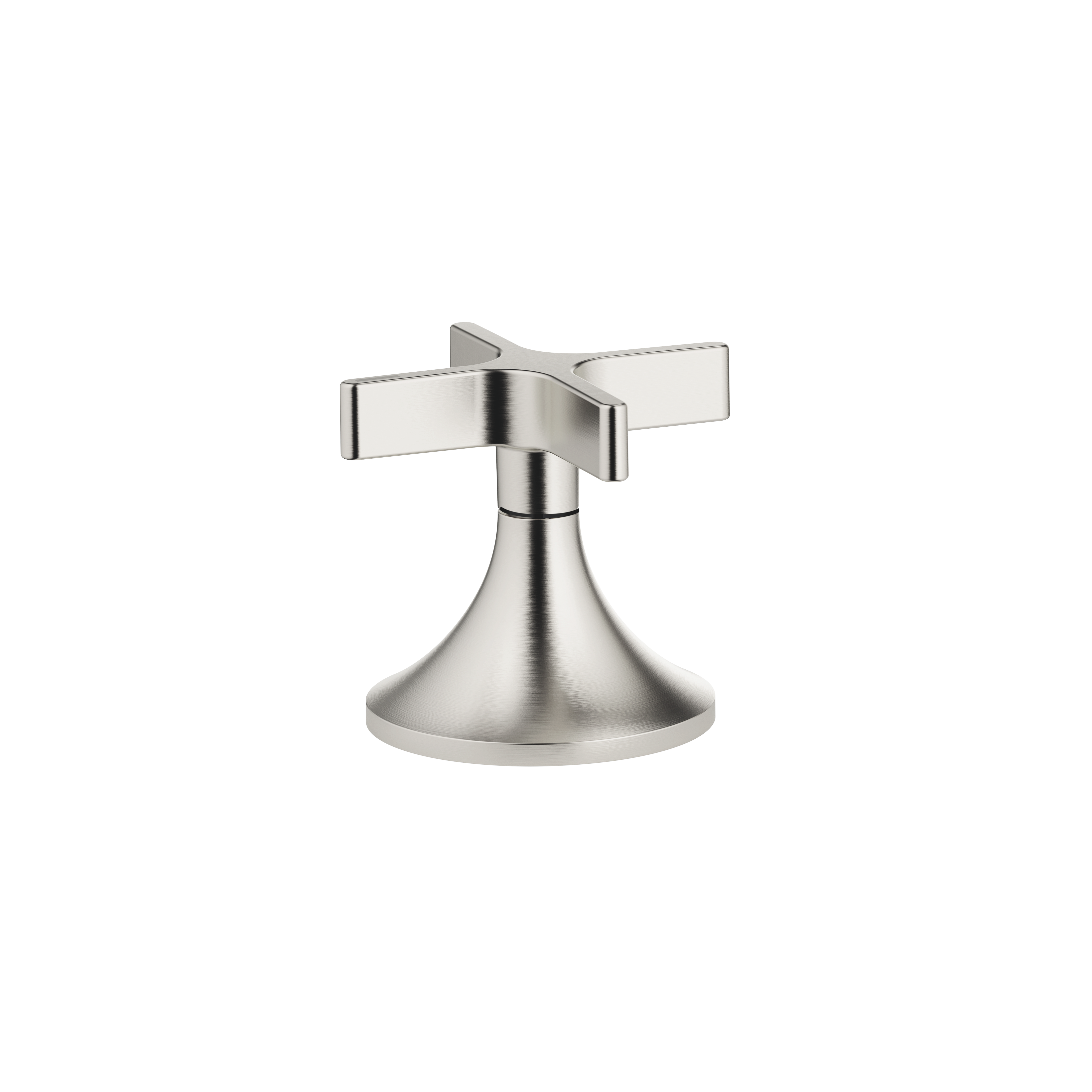 Клапан VAIA Deck, закрывающийся по часовой стрелке, горячий — матовая платина DornBracht 20000808-06